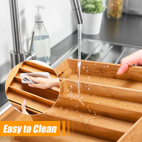 Bellsal non-smell-bamboo-material ensures a fresh storage environment.