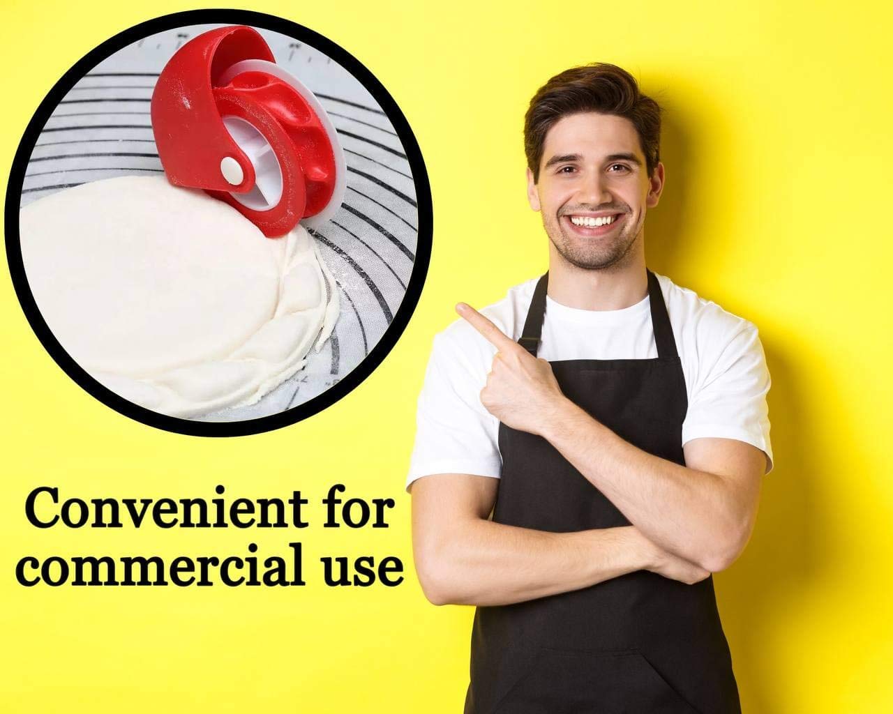 BELMAKS BPA-free plastic tool for easy cleanup after baking
