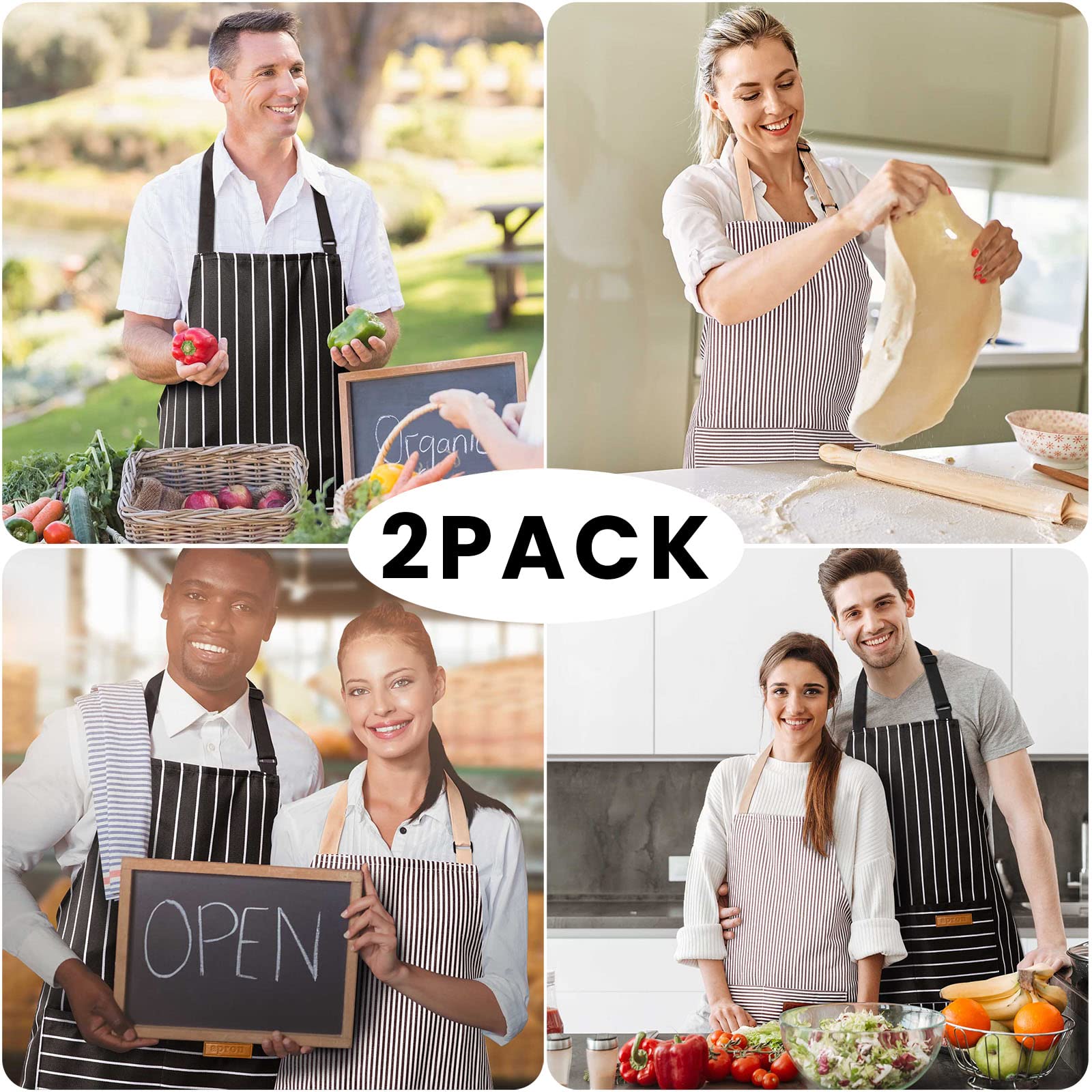 BeLuyi bib apron gift idea for new cooks and home chefs.
