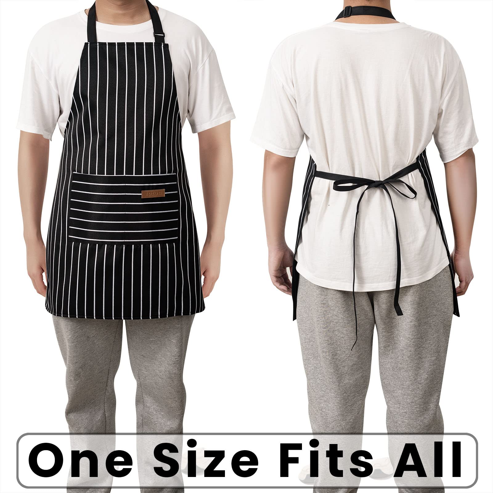 BeLuyi cooking apron is versatile for cleaning, painting, serving tasks.