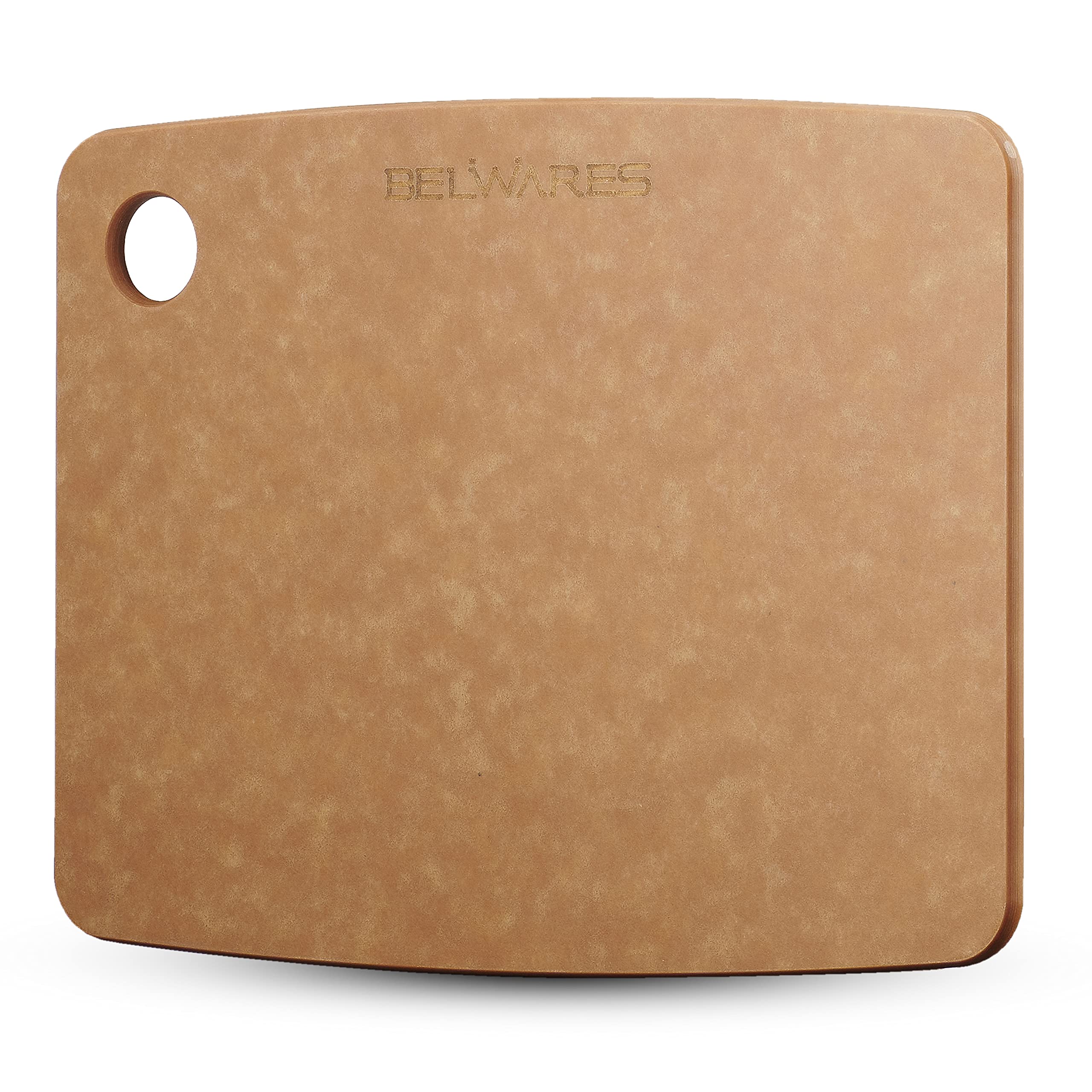 Belwares cutting board natural finish adds a warm touch to countertops.