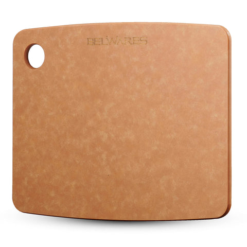 Belwares cutting board natural finish adds a warm touch to countertops.