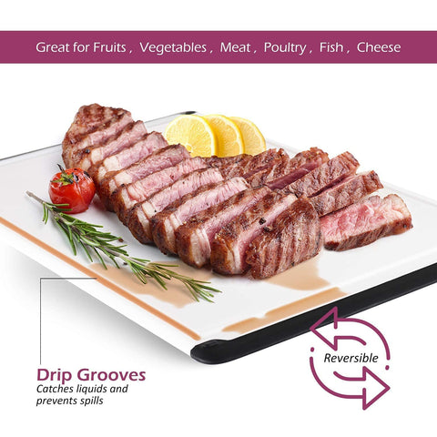Belwares thick, durable plastic board resists warping for daily use