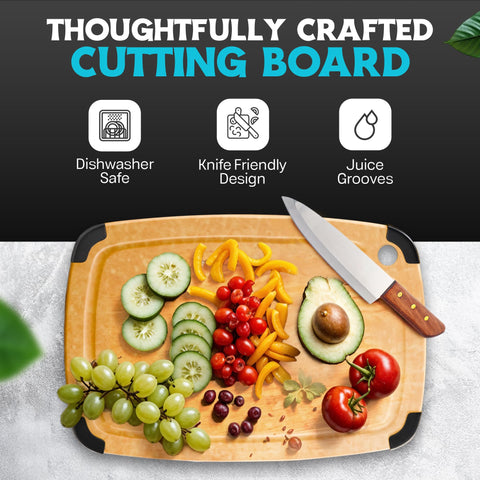 Belwares dishwasher-safe cutting board 11-7x9-3 fits compact kitchens and easy cleanup.