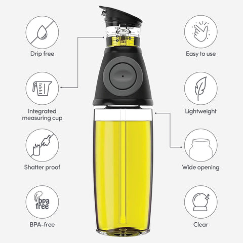 Belwares two-pack oil and vinegar dispenser set for versatile kitchen use.