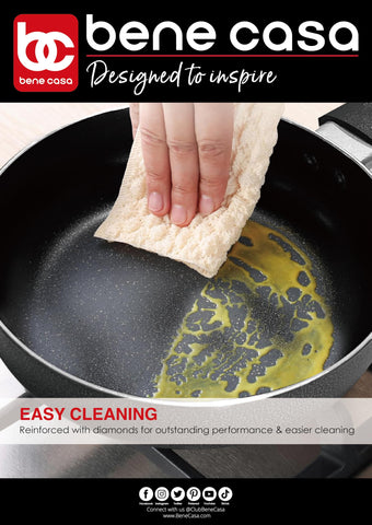Bene Casa 6-inch frying pan eggs cooking demonstration showcases versatility