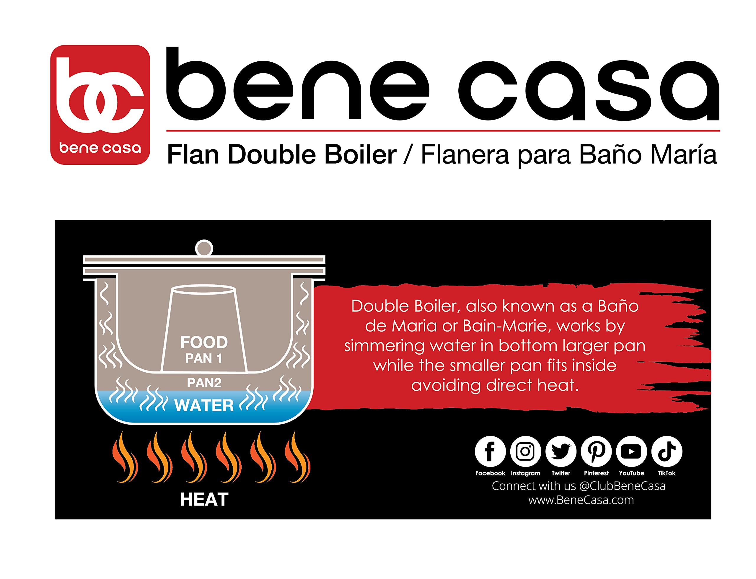 Bene Casa flan mold is dishwasher safe for quick cleanup.