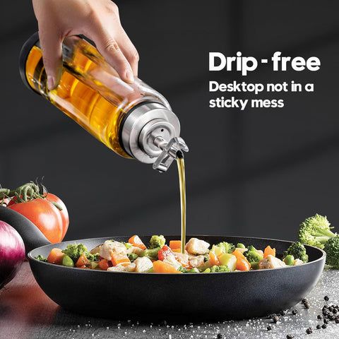 BENEBYR wide-mouth oil dispenser simplifies filling and cleaning
