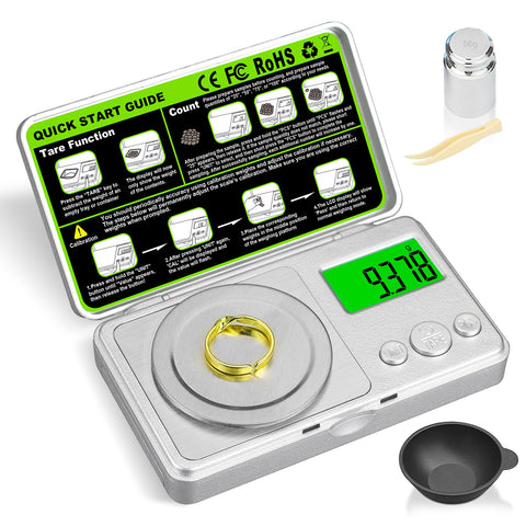 Benechef high-precision mg scale with pocket design for portable weighing.