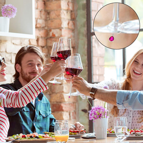 BENECREAT beach party charms sparkle while preventing mix-ups outdoors.