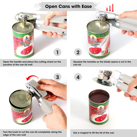 Beneno 360-degree rotating knob reduces effort and increases control.