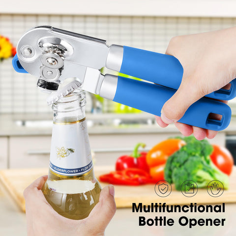 Beneno all-in-one opener includes a convenient bottle opener