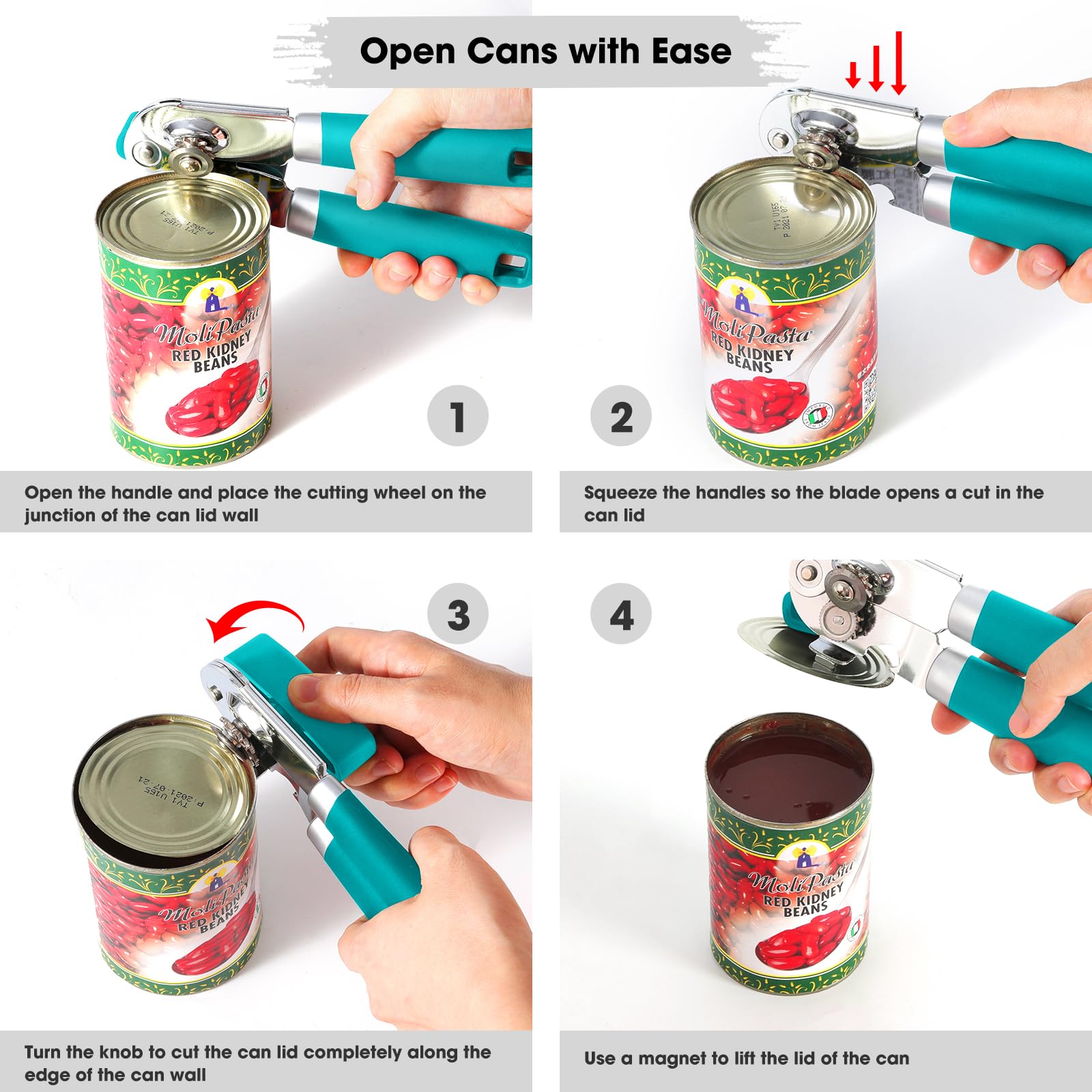 Beneno built-in bottle opener adds versatility to the opener