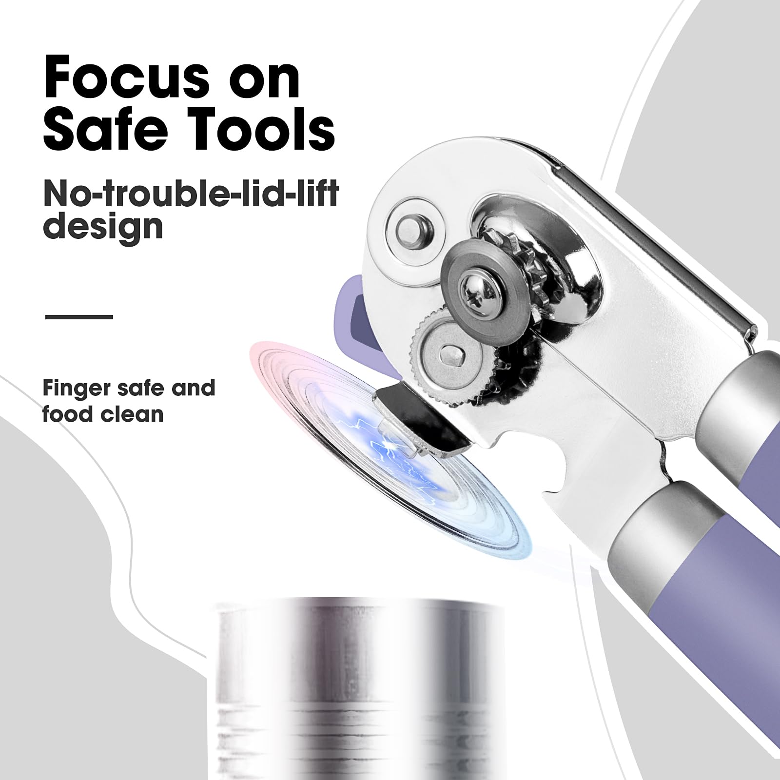 Beneno 360-degree rotation enables bidirectional opening with less effort.