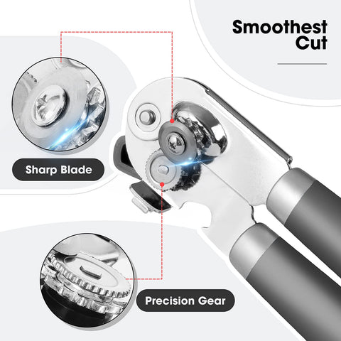Beneno heavy-duty can opener with 360-degree rotation for easy turning