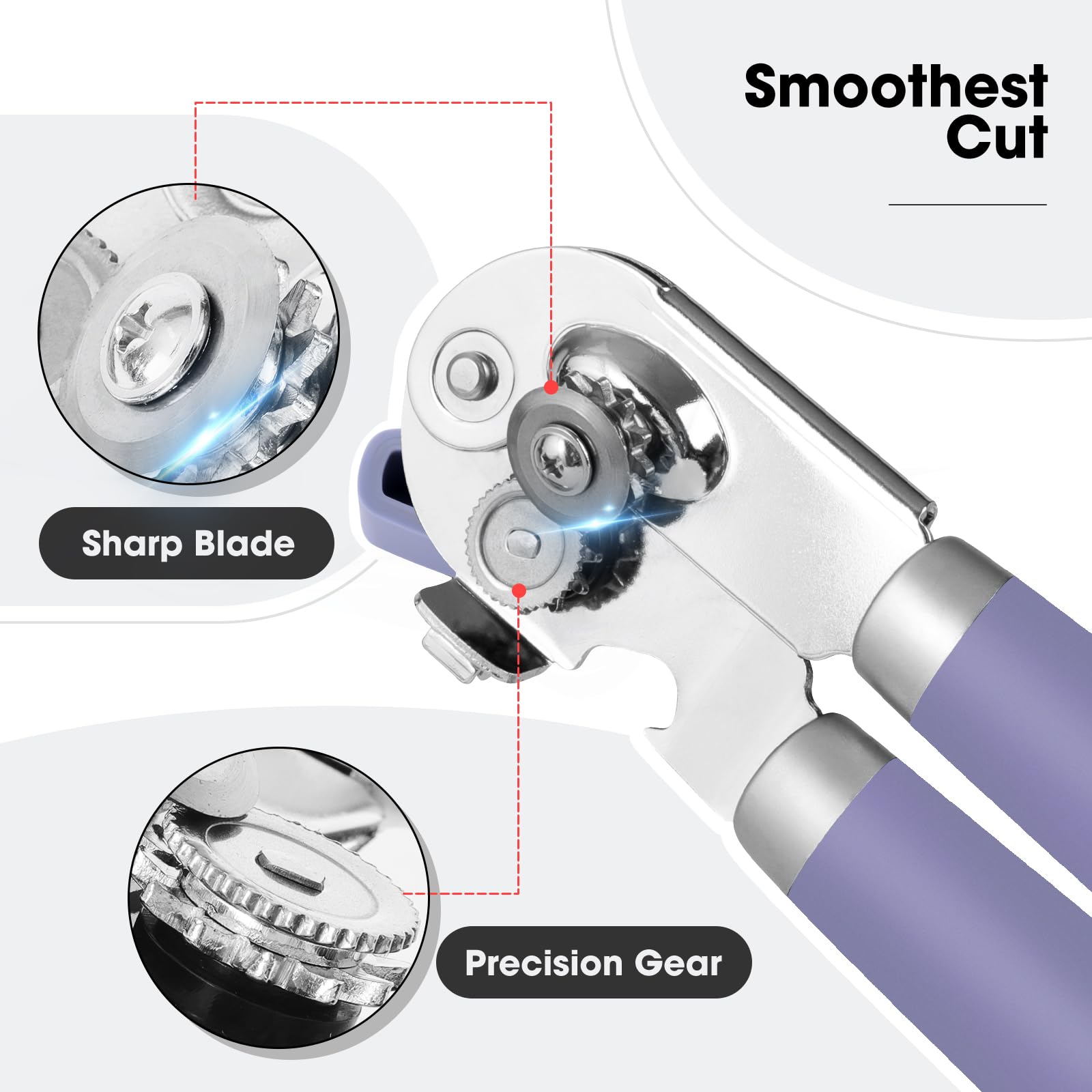 Beneno opener features a magnet to lift lids safely.