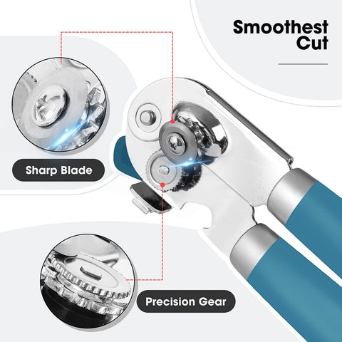 Beneno high carbon steel blade for clean, precise can opening.