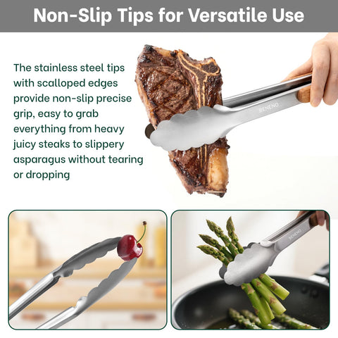 Beneno locking mechanism enables smooth locking and unlocking while cooking