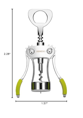 Beneno multi-function opener handles caps or corks with ease.