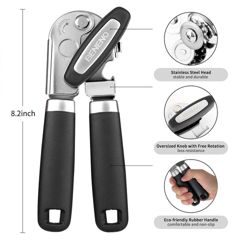 Beneno razor-sharp carbon steel blade for smooth lid cuts
