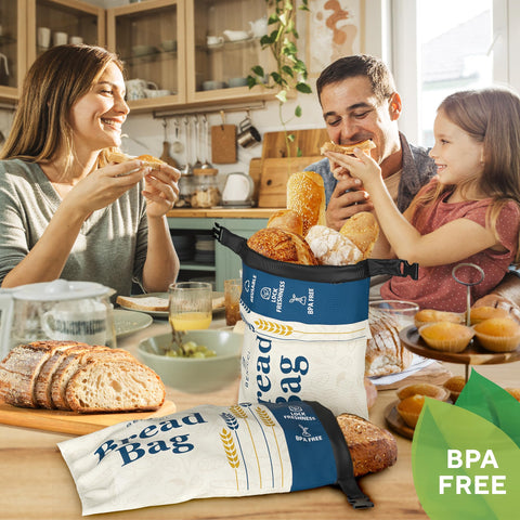 Benicci bread bags after washing, easy to clean for reuse