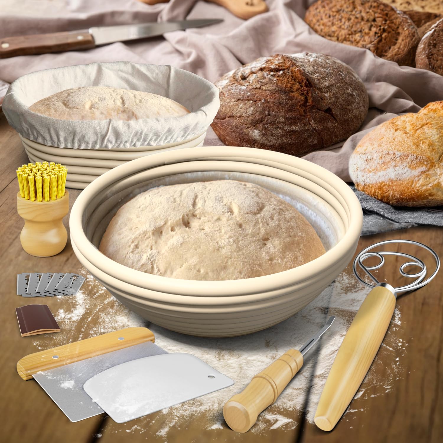 Benicci cleaning brush helps maintain basket care and performance