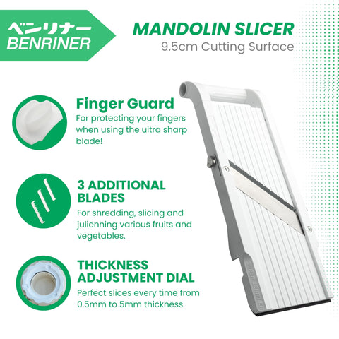 Easy blade replacement preserves slicer accuracy and efficiency.