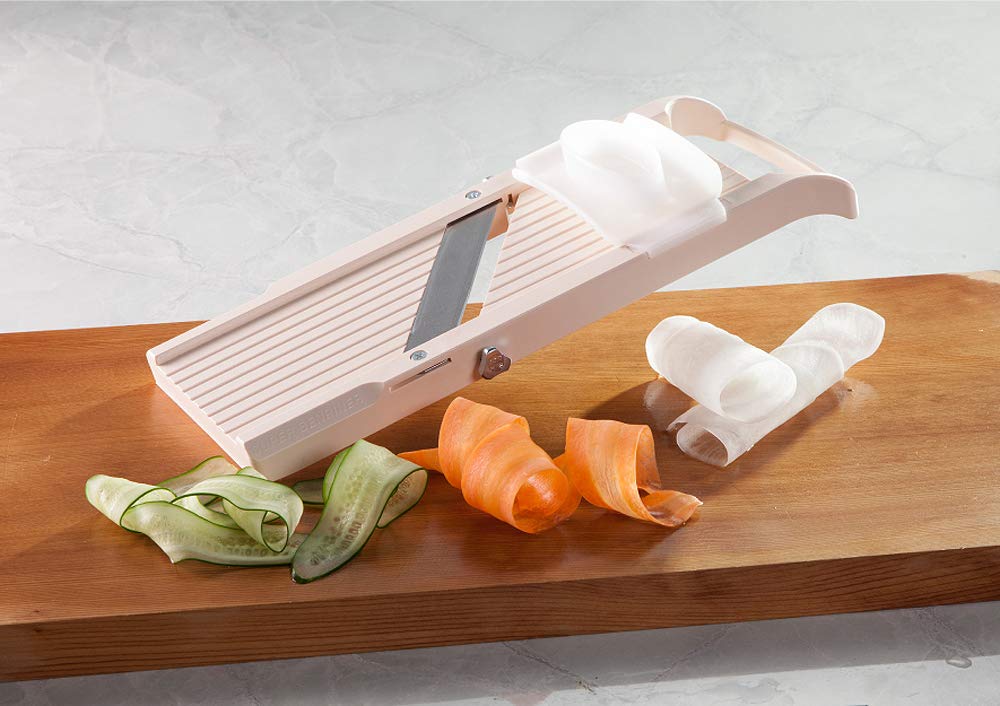 Benriner almond slicer with easy-to-clean design