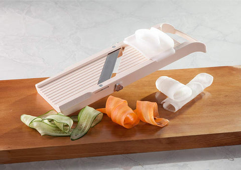 Benriner almond slicer with easy-to-clean design