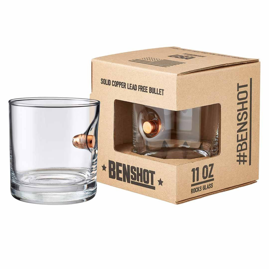 Handmade in the USA, BenShot glass showcases craftsmanship in every pour.