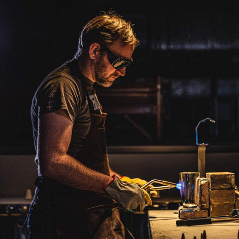 BenShot handcrafted in a USA glass workshop reflects quality and durability.