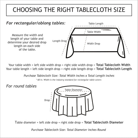 Benson Mills Holiday Legacy tablecloth available in multiple sizes for banquet use.
