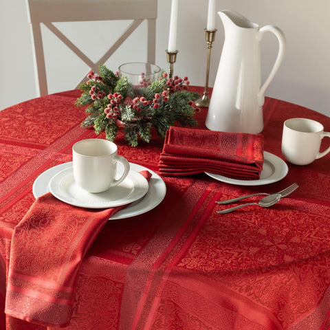 Benson Mills Ravenna easy-care fabric suitable for frequent hosting