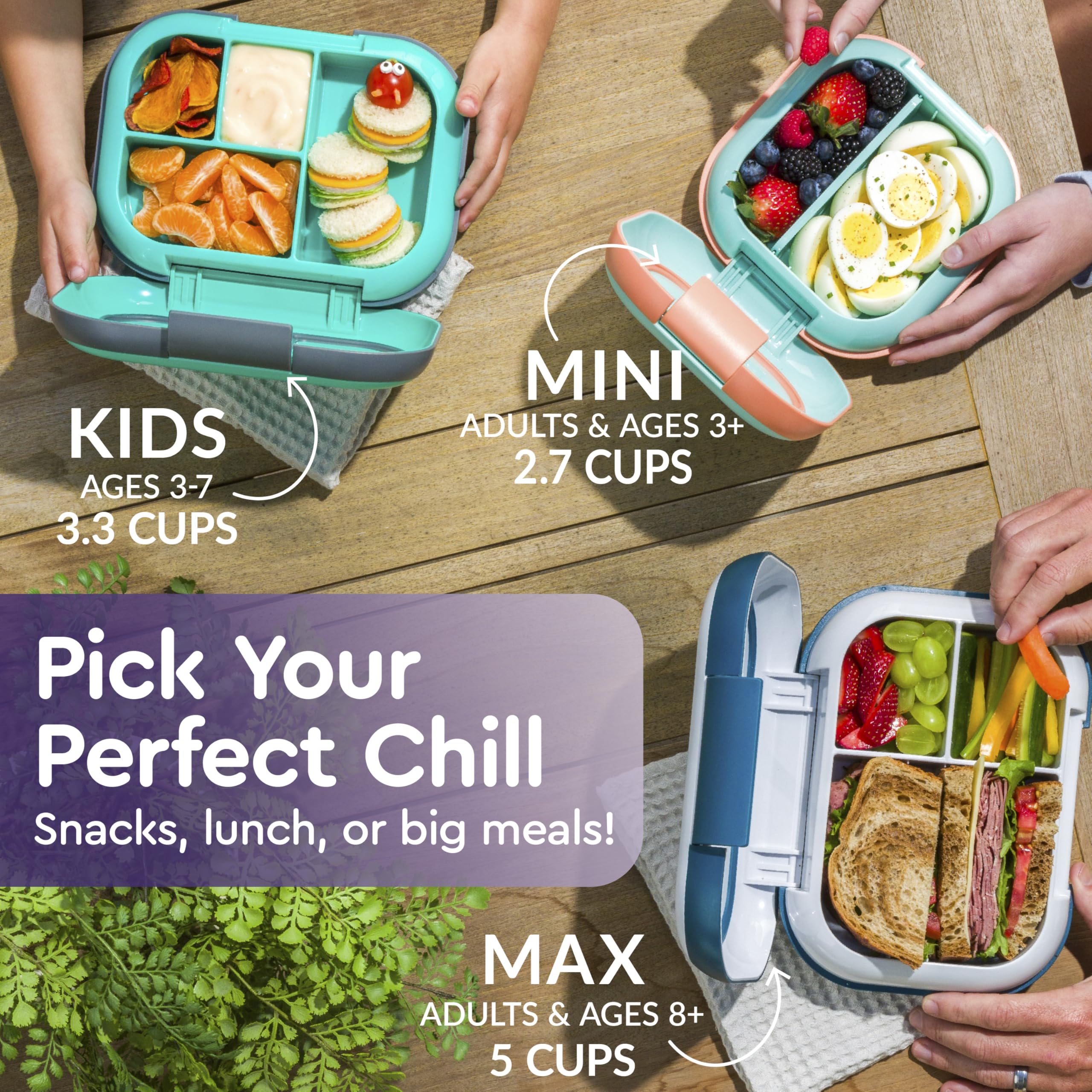 Bentgo Chill Kids microwave-safe tray for quick reheats