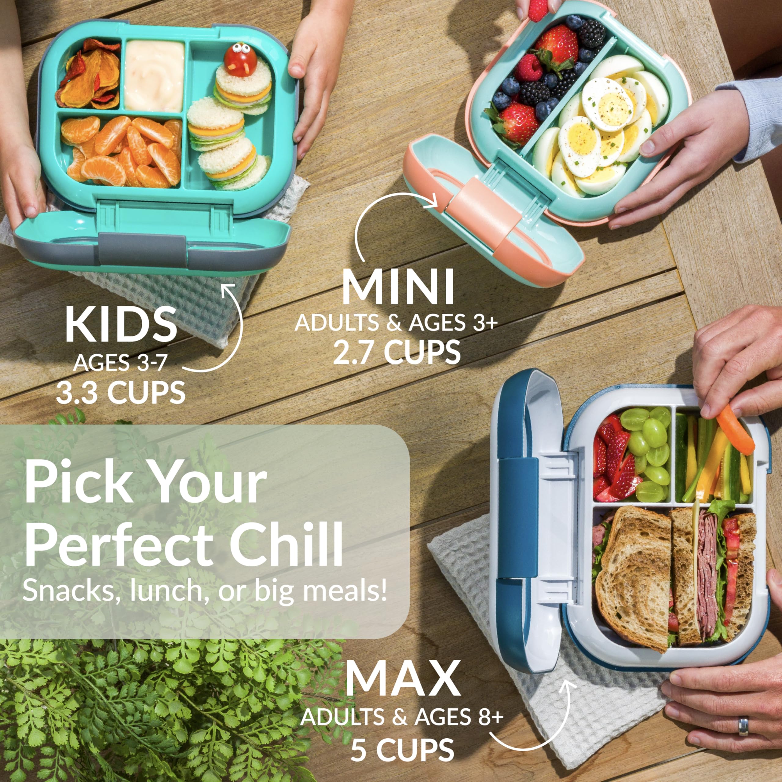 Bentgo Chill Max 4-compartment layout supports snacks and meals