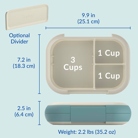 Bentgo Chill Max five-cup capacity demonstrates generous meal space.