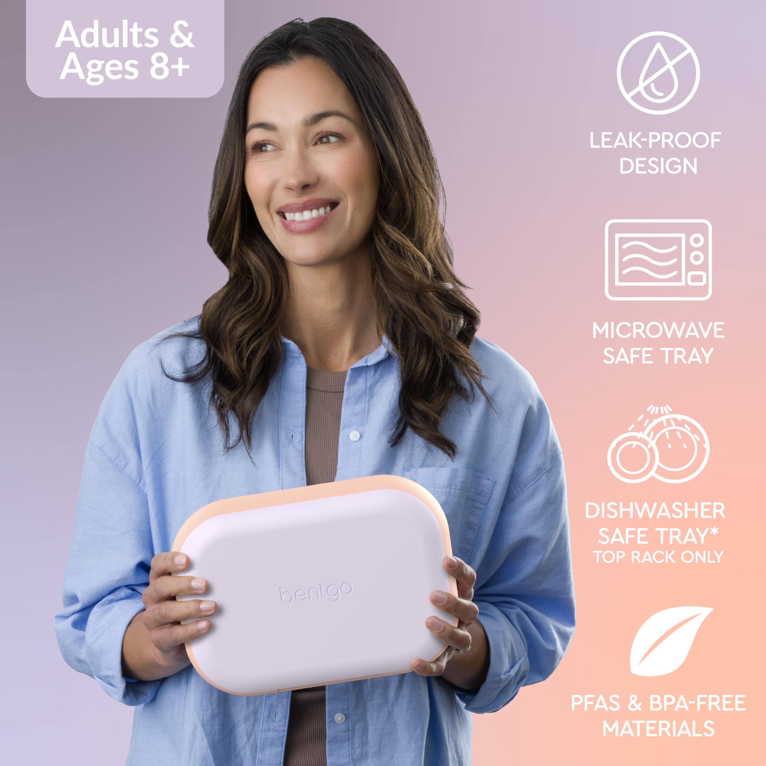 Bentgo Chill Max ice pack under tray keeps lunches cool