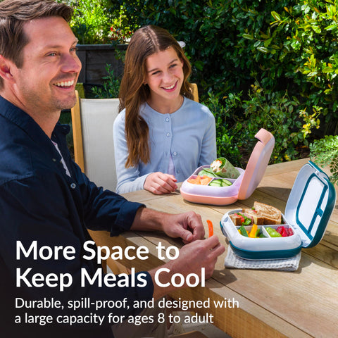 Bentgo Chill Max removable divider enables 3- or 4-compartment layouts