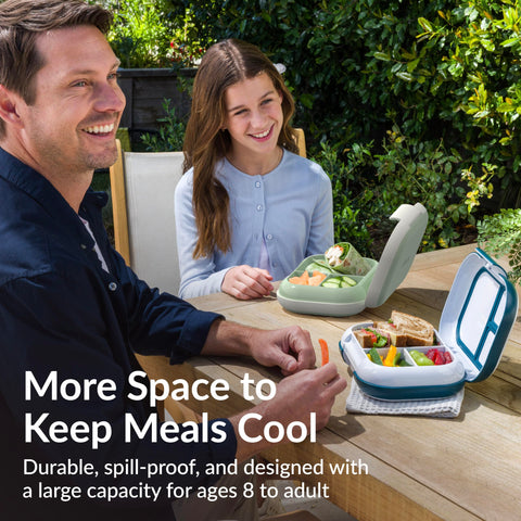 Bentgo Chill Max removable divider enables 3- or 4-compartment layouts
