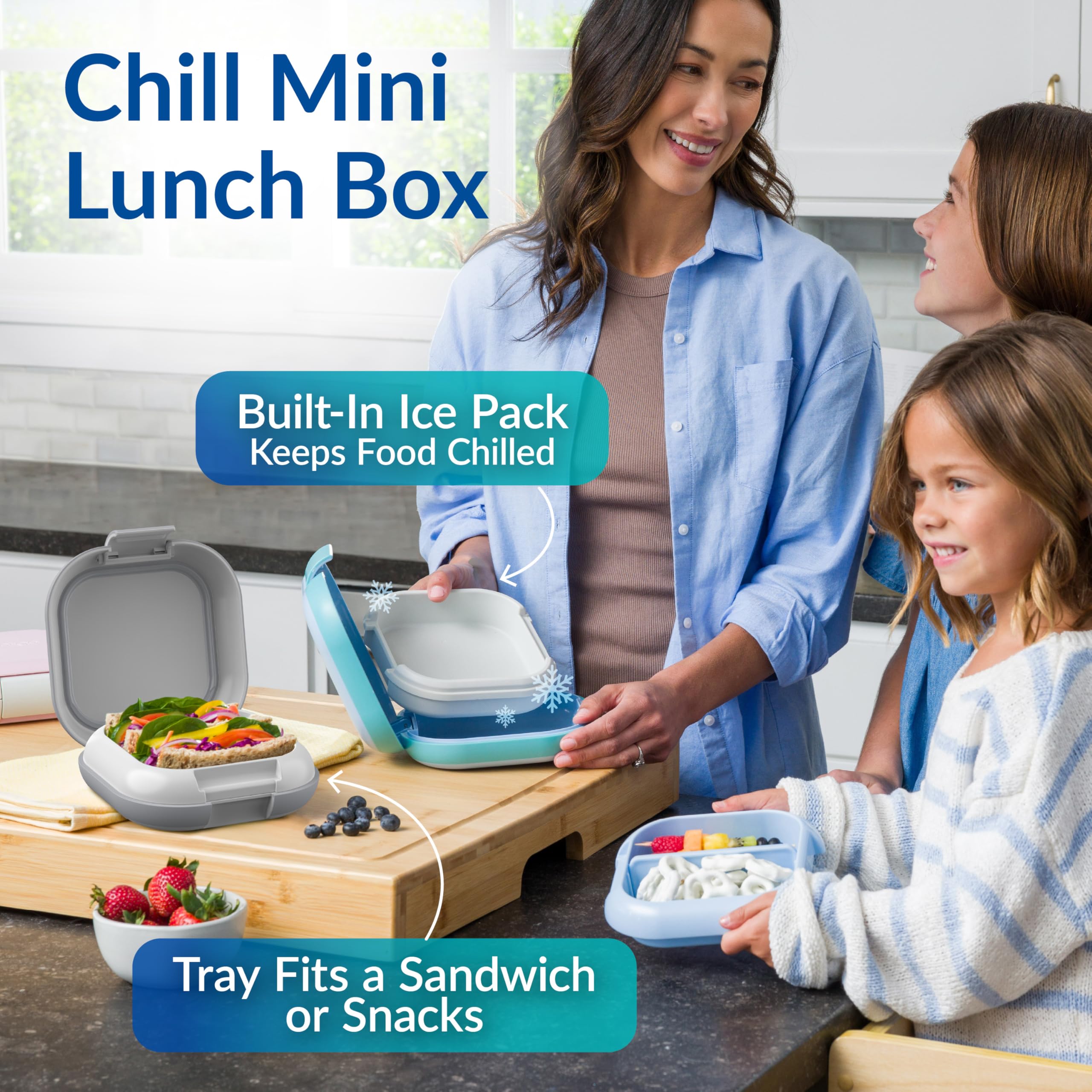Bentgo Chill Mini leakproof latch keeps contents secure