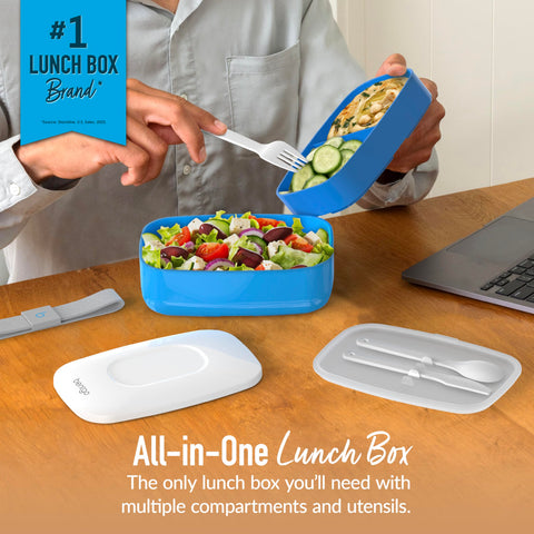 Bentgo Classic 3-compartment layout highlighting portion control and easy meal separation.
