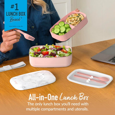 Bentgo Classic built-in utensil set keeps cutlery handy for lunches