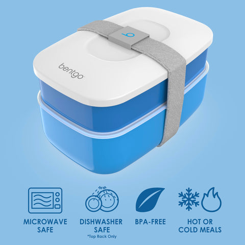 Bentgo Classic built-in utensil set keeps you ready to eat anywhere.