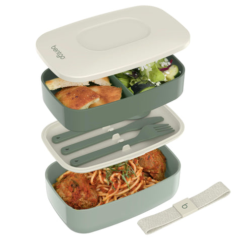 Bentgo Classic built-in utensil set for on-the-go meals.