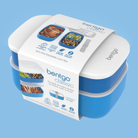 Bentgo Classic dishwasher-safe main containers simplify after-meal cleaning.