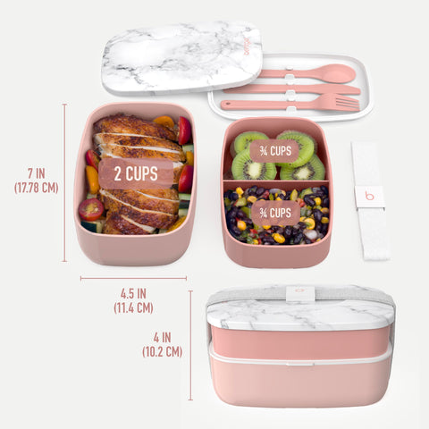 Bentgo Classic dishwasher-safe main containers simplify cleanup after meals