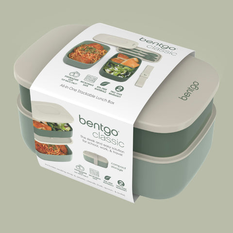 Bentgo Classic khaki green finish combines style with eco-friendly practicality.