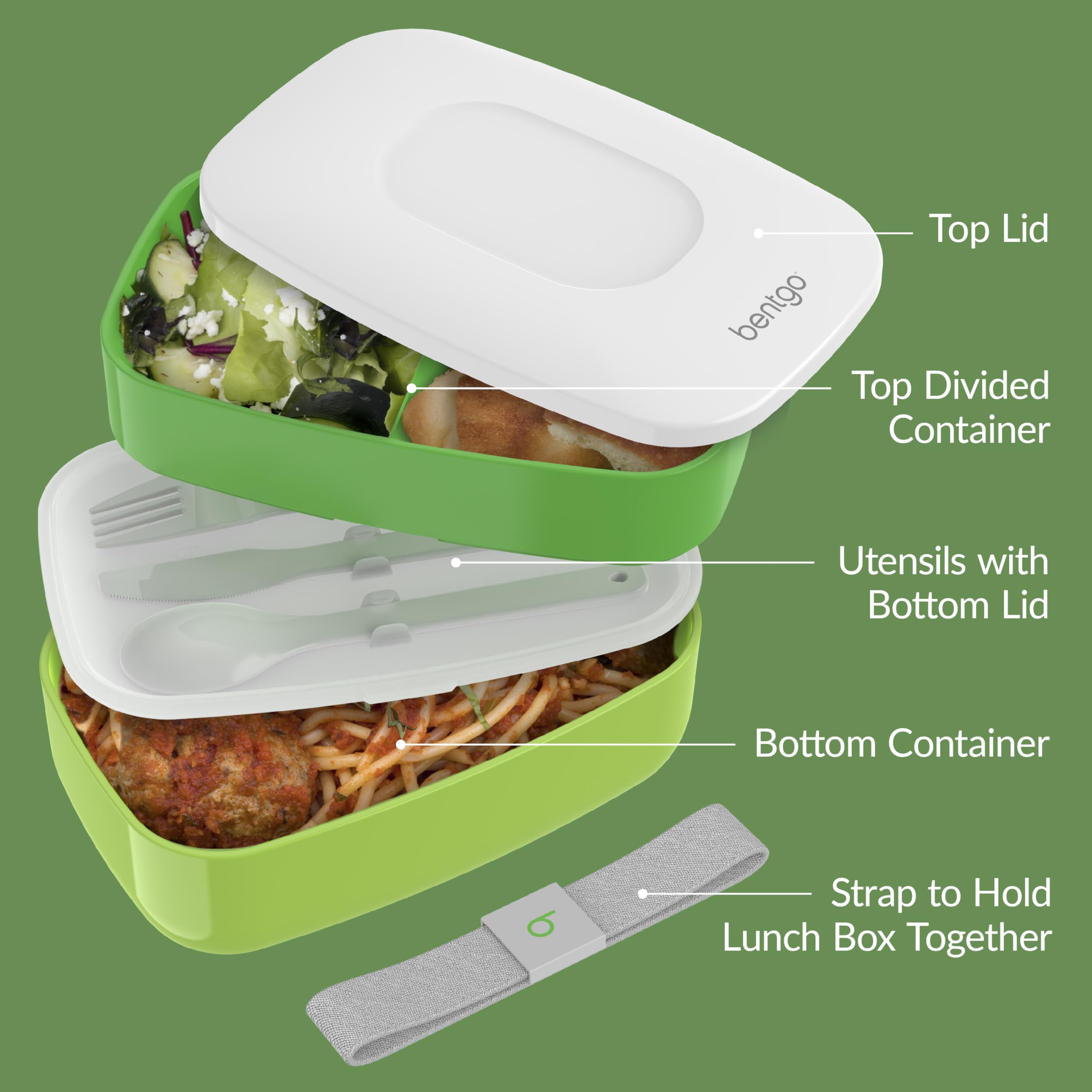 Bentgo Classic microwave-safe containers for easy reheating at work.