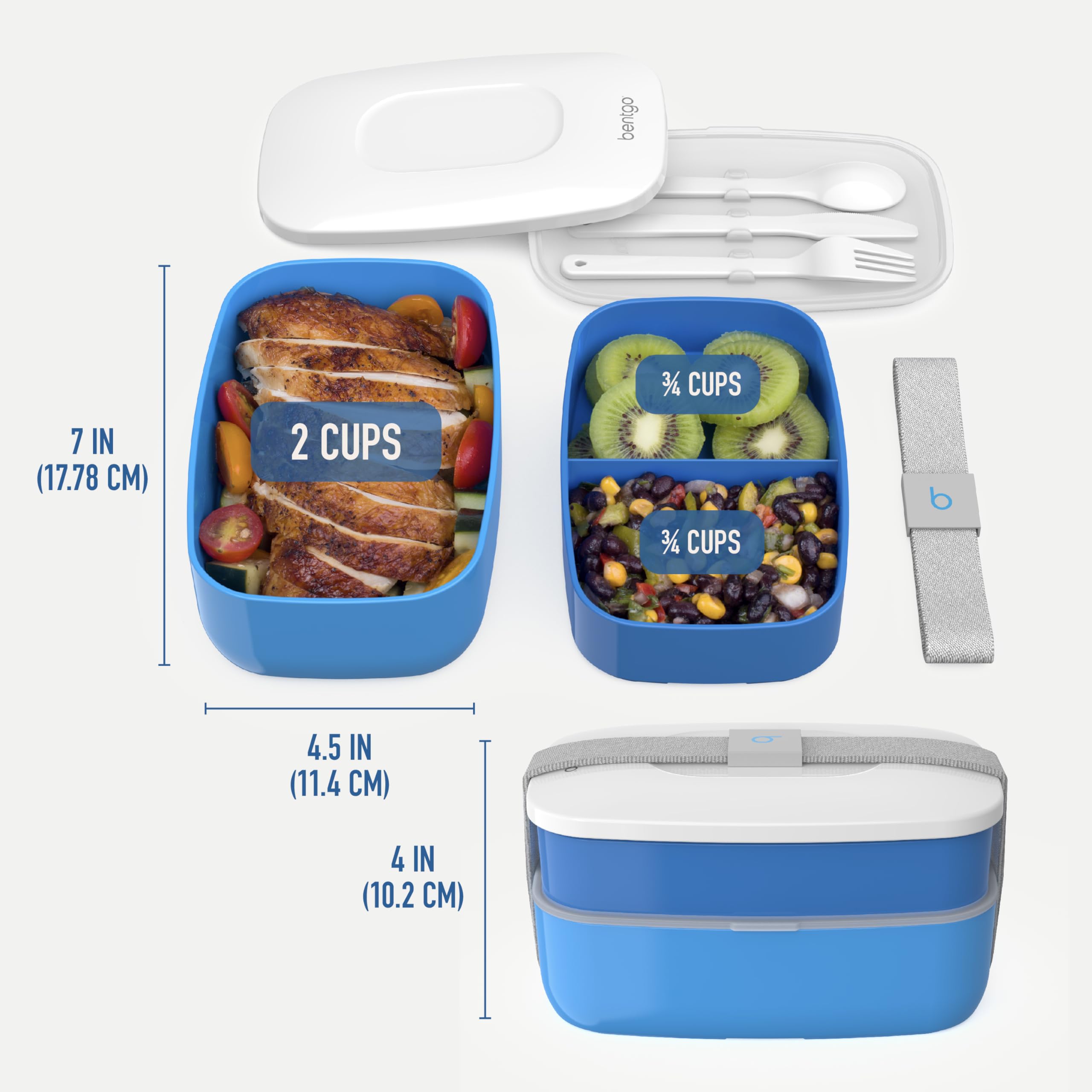 Bentgo Classic microwave-safe containers for quick reheats and easy cleanup.