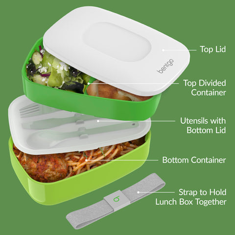 Bentgo Classic microwave-safe containers for easy reheating at work.